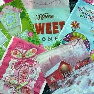 Colorful Decorative Garden Flags